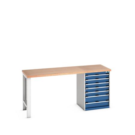 41004121-11V Bott 41004121.11V Sheet Steel Workbench, 940mm x 750mm x 2000mm