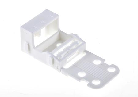 221-503 Wago 221 Terminal Block Connector, 3 Way/Pole, Push In Terminals Screw, Nylon 66 Female