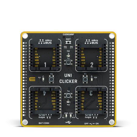 MIKROE-4198 MikroElektronika , UNI Clicker Development Board for MCU Card Socket