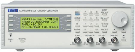 TG2000 Aim-TTi TG 2000 Function Generator, 1mHz Min, 20MHz Max, FM Modulation, Variable Sweep - With RS Calibration