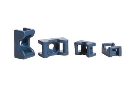 151-01020 MCKR8G5-5-PA66MD-BU HellermannTyton Self Adhesive Blue Cable Tie Mount 14.5 mm x 24.8mm, 14.5mm Max. Cable Tie Width