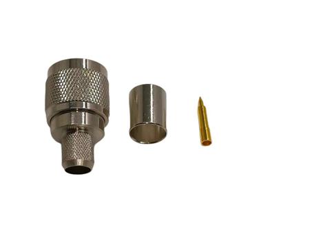 253-7055 RS PRO, Plug Cable Mount N Connector, 50Ω, Crimp Termination, Straight Body