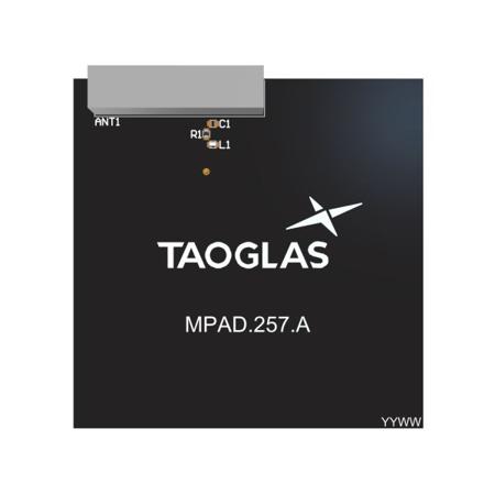 MPAD-257-A Taoglas Evaluation Board Stamp Metal PIFA Antenna Bluetooth Evaluation Board for MPA.257.A 125GHz MPAD.257.A