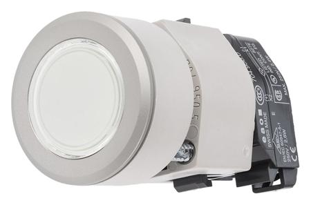 704.032.718 EAO Clear Momentary Push Button Head, IP65