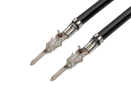 214762-1222 Molex Male Micro-Fit 3.0 to Male Micro-Fit 3.0 Crimped Wire, 150mm, 18AWG, Black