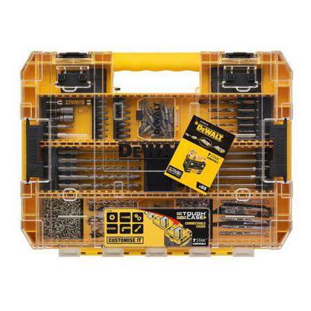 DT70763-QZ DeWALT 85-Piece SDS Drill Bit Set for Masonry, 25mm Max, 2mm Min, Metal Bits