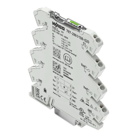 787-2861-108-020 WAGO Electronic Circuit Breaker 8A 24V 787, 1 channels , DIN Rail