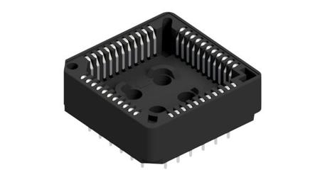 PLCC 44 Fischer Elektronik 2.54mm Pitch 44 Way PLCC IC Socket