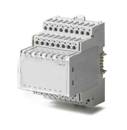 TXM1-8P Siemens TXM1 Series Input Module for Use with Temperature Sensors Pt100 4 Wire, Analog, 21.5-26 V dc