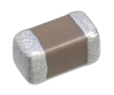 C1005X5R1E105K050BC TDK 1μF Multilayer Ceramic Capacitor MLCC 25 V dc ±10% X5R Dielectric 0402 SMT Max. Op. Temp. +85°C