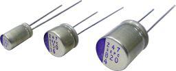 16SEPC270MX Panasonic 270μF Through Hole Polymer Capacitor, 16V dc