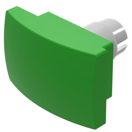 22-930.5 EAO Green Push Button Cap for Use with Use Only Flush Front Bezel, 35 x 23