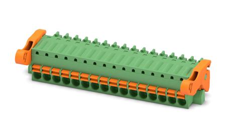 1817372 Phoenix Contact, 3.5mm Pitch, FK-MCP 1.5/16-ST-3.5-LR, 16 Way, , Pluggable Terminal Block, Plug, Cable Mount, Spring