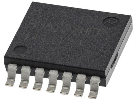 BD6222HFP-TR ROHM, Brushed DC Motor Motor Driver IC, 18 V 2 A 7-Pin, HRP