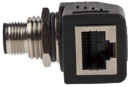 RJS-12D04FM-RS8001 Amphenol Right Angle Adapter