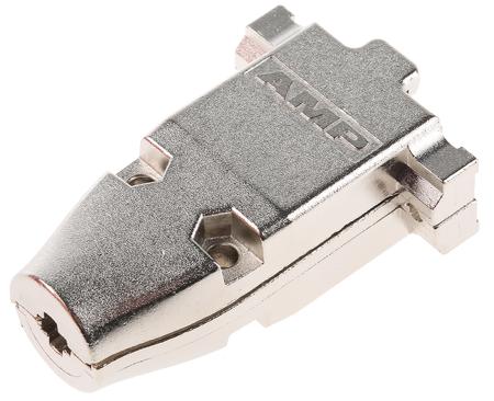 5745171-2 TE Connectivity AMPLIMITE Series Zinc Alloy D-sub Connector Backshell, 9 Way