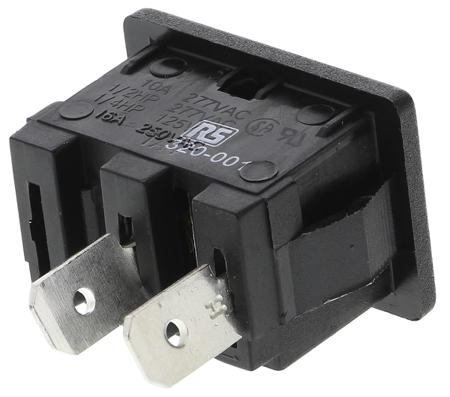 H8600VBAAS Arcolectric (Bulgin) Ltd Single Pole Single Throw (SPST), On-Off Rocker Switch Panel Mount