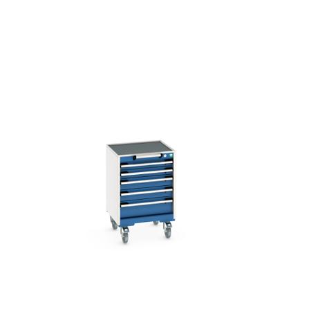 40402011-11V Bott, 5 Drawer Sheet Steel Floor Standing Cabinet, 525 X 525 X 785mm