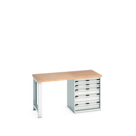 41003133-16V Bott 41003133.16V Sheet Steel Workbench, 840mm x 750mm x 1500mm
