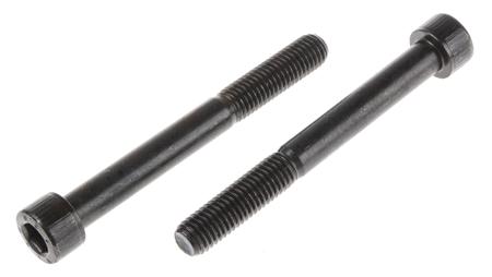 275-147 RS PRO Black, Self-Colour Steel Hex Socket Cap Screw, DIN 912, M10 x 90mm