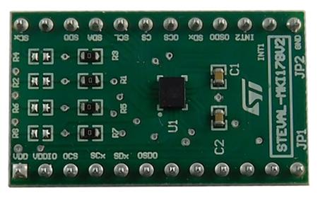 STEVAL-MKI178V2 STMicroelectronics LSM6DSL Adapter Board for a Standard DIL24 Socket Adapter Board Standard DIL24 socket