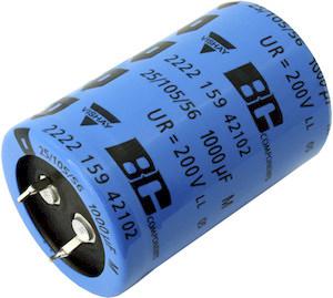 MAL225956151E3 Vishay 150μF Aluminium Electrolytic Capacitor 400V dc, Snap-In -