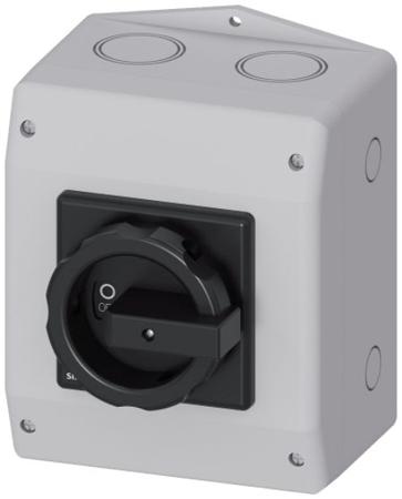 3LD2265-4VD51 Siemens 6P Pole Panel Mount Non-Fused Switch Disconnector - 32A Maximum Current, 11.5kW Power Rating, IP65