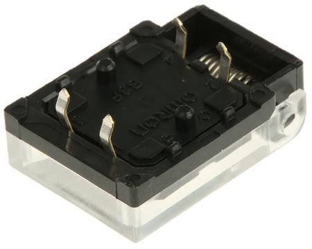 B3F-8000-N- Omron B3F-8000(N), Button Tactile Switch, SPST 50 mA @ 24 V DC Through Hole