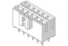 172298-2310 Molex 172298 Series Vertical PCB PCB Header, 10 Contact(s), 3.5 mm Pitch, 2 Row, Shrouded