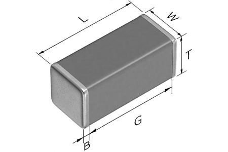 C4532C0G2E683J230KN TDK 68nF Multilayer Ceramic Capacitor MLCC, 250V dc V, ±5% , SMD