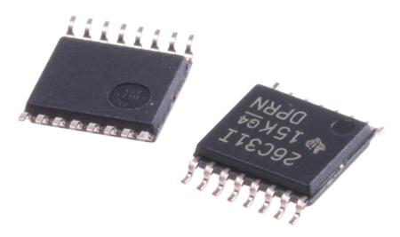 AM26C31IPW Texas Instruments  Line Transmitter, 16-Pin TSSOP