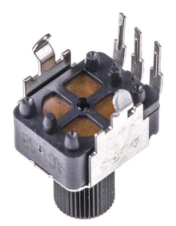 RK09K1130A8G Alps Electric Rotary Potentiometer with a 6 mm Dia. Shaft, 10kΩ, ±20%, 0.05W, Linear