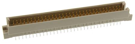 09731967903 HARTING 09 73 96 Way 2.54mm Pitch, Type R Class C3, 3 Row, Straight DIN 41612 Connector, Plug
