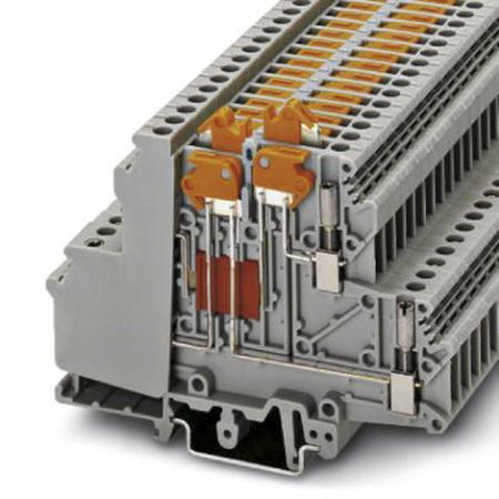 3101087 Phoenix Contact  UDMTK 5-P/P Series Grey, Double-Level, Screw Termination