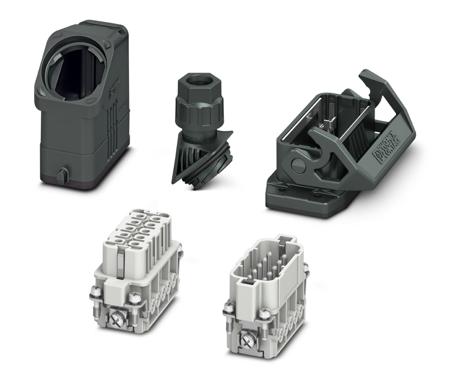 1411356 Phoenix Contact Connector Set, 10 Way, 20A, Female, Male, HC, Panel Mount, 250 V ac