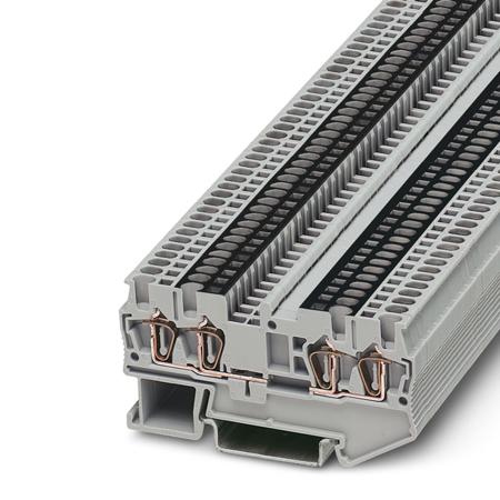 3038600 Phoenix Contact  ST 1.5-QUATTRO-U Series Grey, 1.5mm², 1-Level, Spring Cage Termination