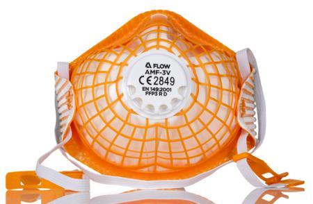 MMFS-ALP-AMF3V Skytec Disposable Face Mask, FFP3, Valved, Moulded 10 per Package