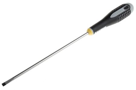 BE-8250L Bahco Slotted  Screwdriver, 5.5 x 1 mm Tip, 200 mm Blade, 322 mm Overall