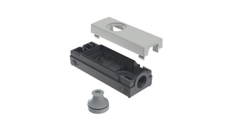 1.20.810.407/0000 RAFI Light Grey RAFIX Enclosure - 22.3mm Diameter