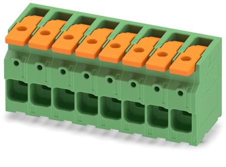 1119817 Phoenix Contact 0-ZB, LPT 16/ 8-10 Series PCB Terminal Block, 8-Contact, 10mm Pitch, PCB Mount, 1-Row, PCB Termination