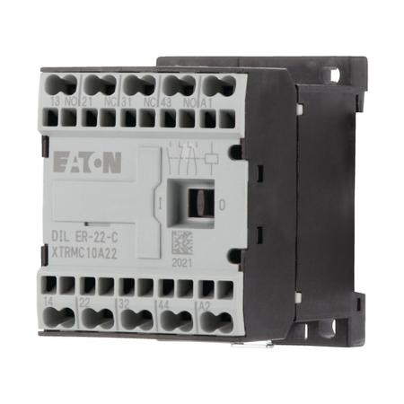 231793-DILER-22-C-110V50HZ-120V60HZ- Eaton DILER Moeller Contactor, 120 V Coil, 4-Pole, 6 A, 25 VA, 2NC/2NO, 600 V
