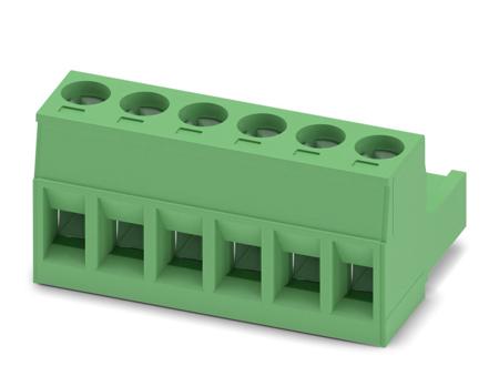 1754520 Phoenix Contact, 5mm Pitch, MSTB 2.5/ 6-ST, 6 Way, , Pluggable Terminal Block, Plug, Plug-In, Screw Termination,