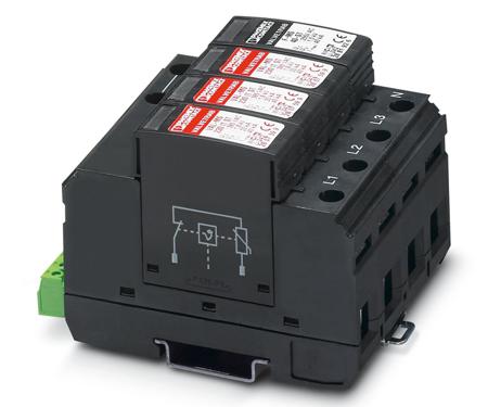 2859181 Phoenix Contact, VAL-MS 320/3+1/FM Surge Arrester 230 V ac Maximum Voltage Rating Surge Arrester