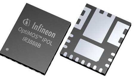 IR3888BMTRPBFAUMA1 Infineon, 5-Channel DC-DC, Regulator, 16 A, 6 V 800 kHz, PQFN