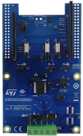 X-NUCLEO-OUT05A1 STMicroelectronics Industrial Digital Output Expansion Board Based on IPS1025H for STM32 Nucleo Solid State Relay for