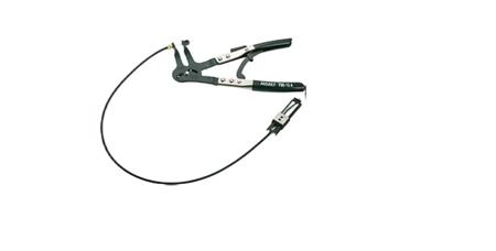 798-15A HAZET  Hose Clamp Pliers, 875 mm Overall, Bent, Straight Tip