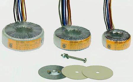 91945-P2S2 2 Output Toroidal Transformer, 30VA, 2 x 25V ac