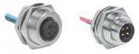 RKFP-40-0-3M Turck RKFP Series, 4 Pole Panel Mount Connector Plug, IP67, Female Contacts, Threaded Mating
