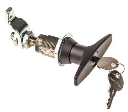 E3-18-25 Southco Black Die Cast Zinc Locking Handle, T-Handle