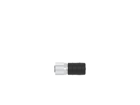 T41526B9L25-005 TE Connectivity M12 L-Code Straight Male M12 to Right Angle Female M12 Sensor Actuator Cable, Nylon, 5m